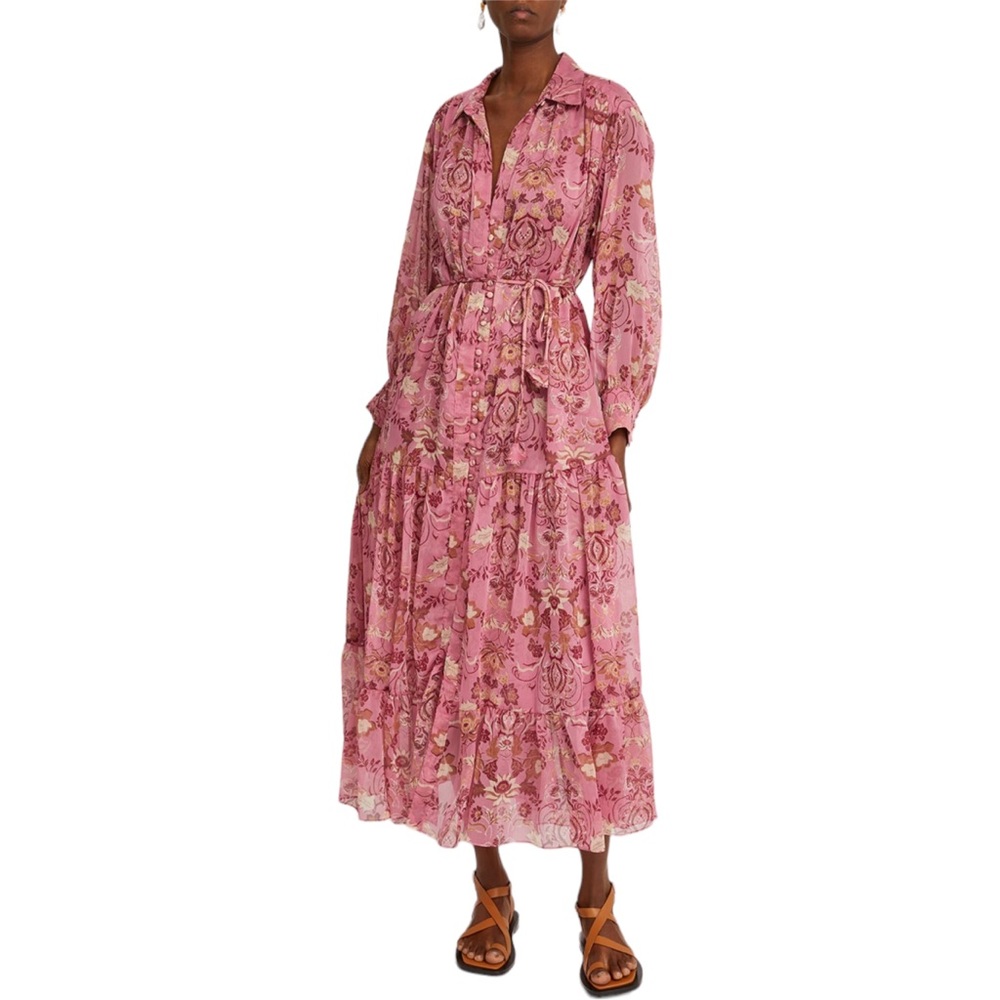 New Misa Los Angeles Leigh Maxi Dress Sz S